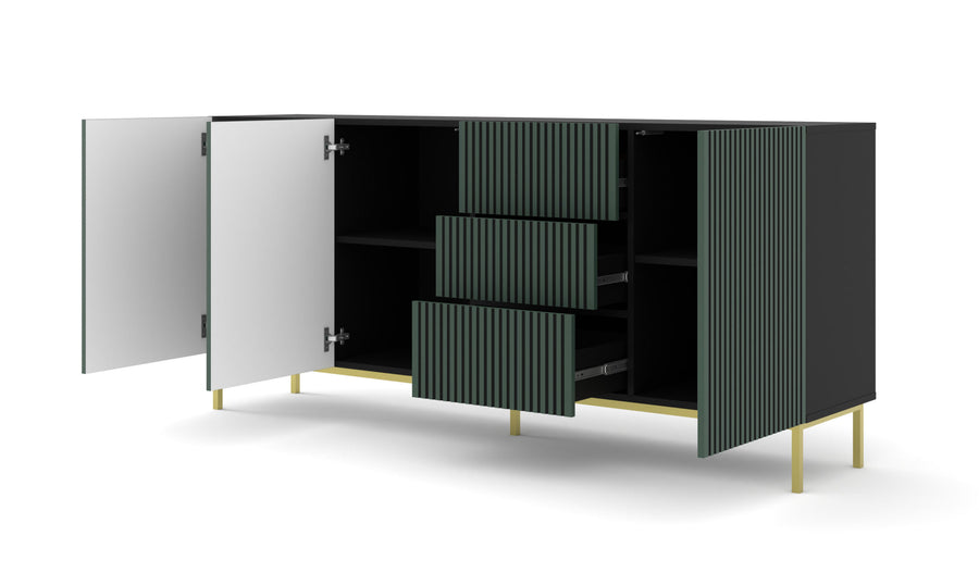 Sideboard – RAVENNA F – 200 cm mit 3 Türen und 3 Schubladen