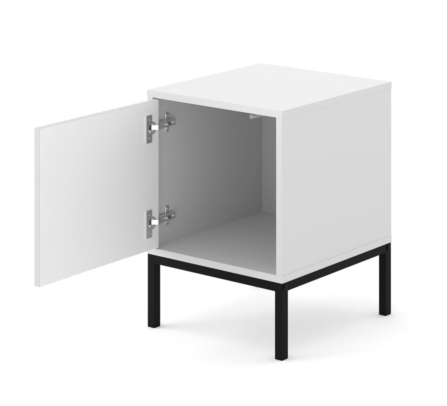 Kommode – RAVENNA F – 55 cm Moderner Beistellschrank mit gefräster MDF-Front