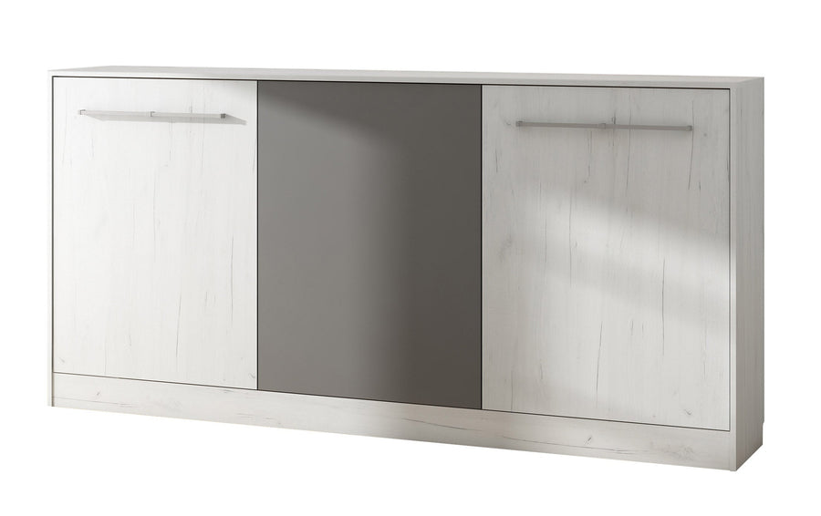 Klappbett – ROGER – Horizontales Wandbett 90×200 cm für platzsparende Raumnutzung