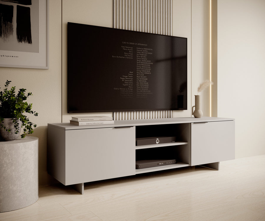 TV-Lowboard – CALMA – 180 cm, moderner Fernsehschrank mit Stauraum