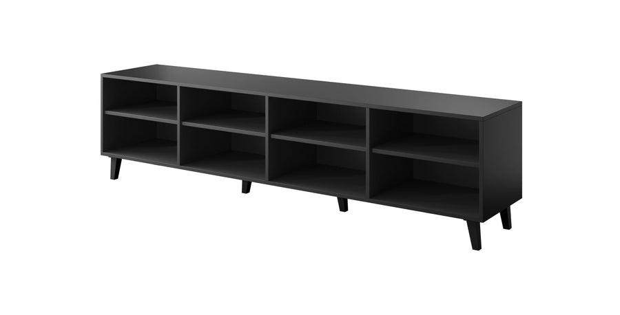 TV-Lowboard – VITRAIL – 200 cm, moderner TV-Stand mit Mosaik-Front