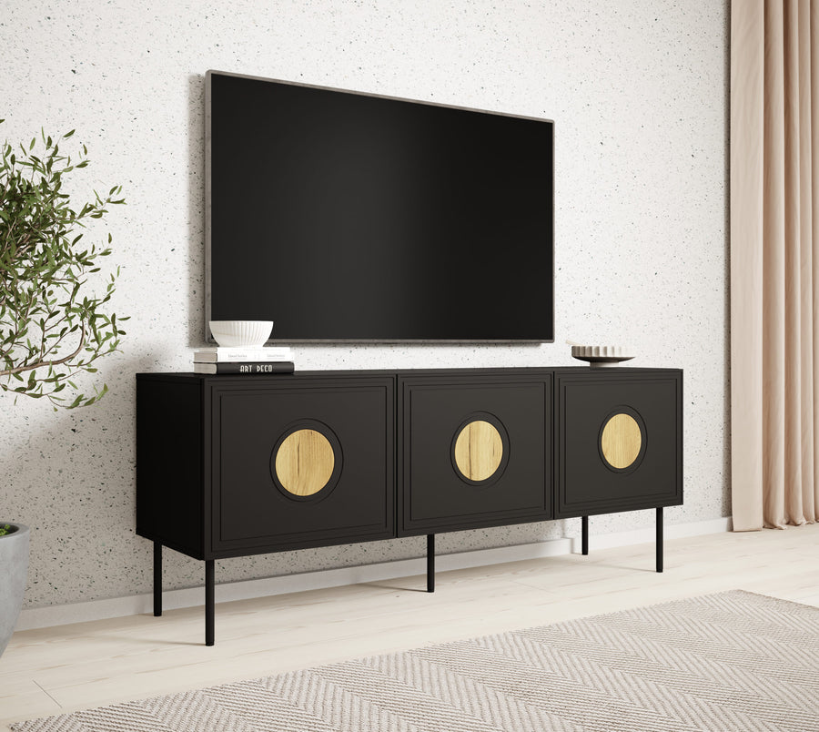 TV-Lowboard – PALAZZO – moderner Lowboard mit Holzoptik