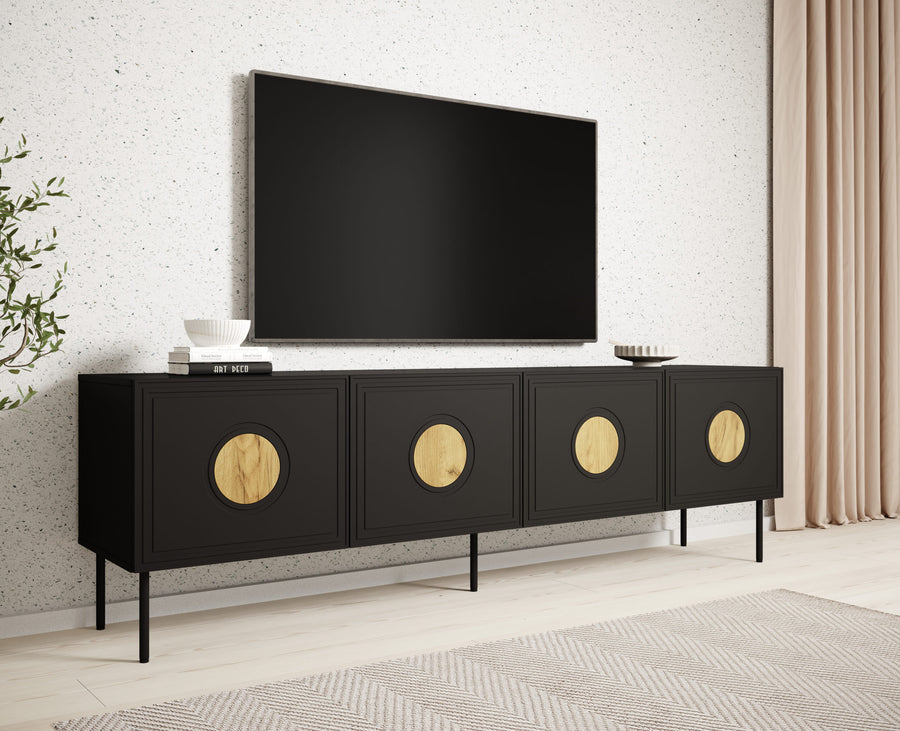 TV-Lowboard – PALAZZO – moderner Lowboard mit Holzoptik
