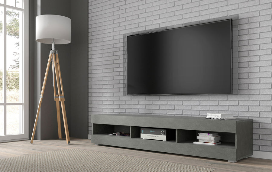 TV-Lowboard – MANTA – 160 cm Minimalistisches Lowboard für Wand oder Boden