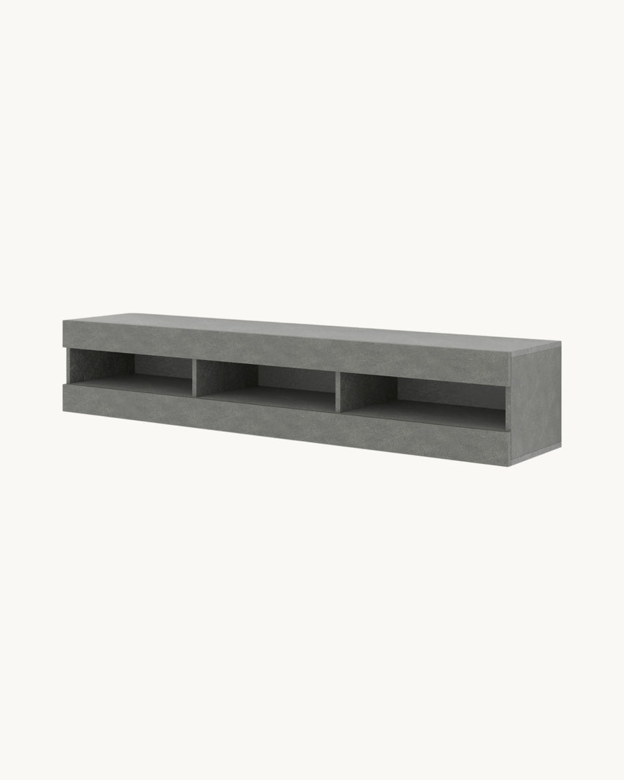 TV-Lowboard – MANTA – 160 cm Minimalistisches Lowboard für Wand oder Boden