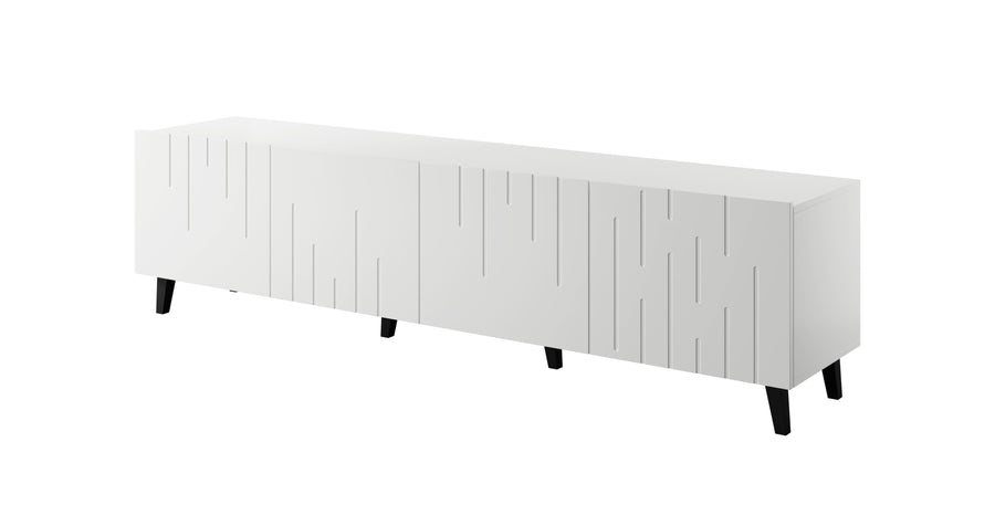 TV-Lowboard – MOBY – 200 cm, moderner Fernsehschrank mit Stauraum