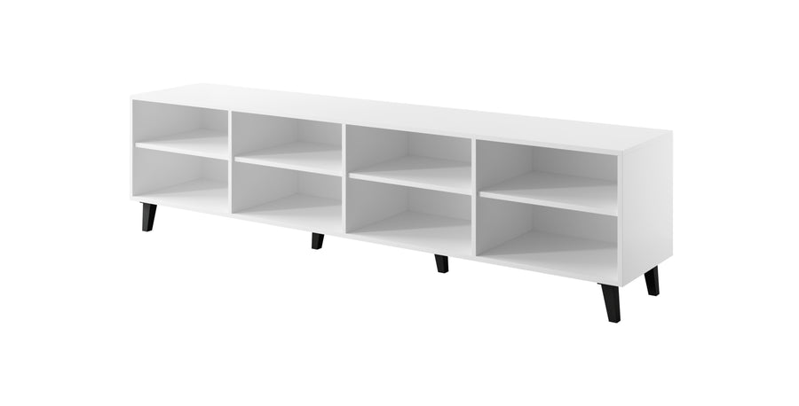 TV-Lowboard – MOBY – 200 cm, moderner Fernsehschrank mit Stauraum