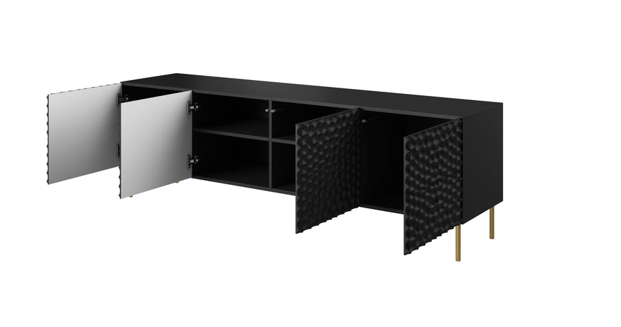 TV-Lowboard – HOLE I – Moderner Fernsehschrank in Holzoptik 190 cm