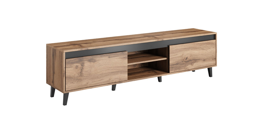TV-Lowboard – NORD II – 170 cm, modernes Fernsehmöbel mit Holzoptik