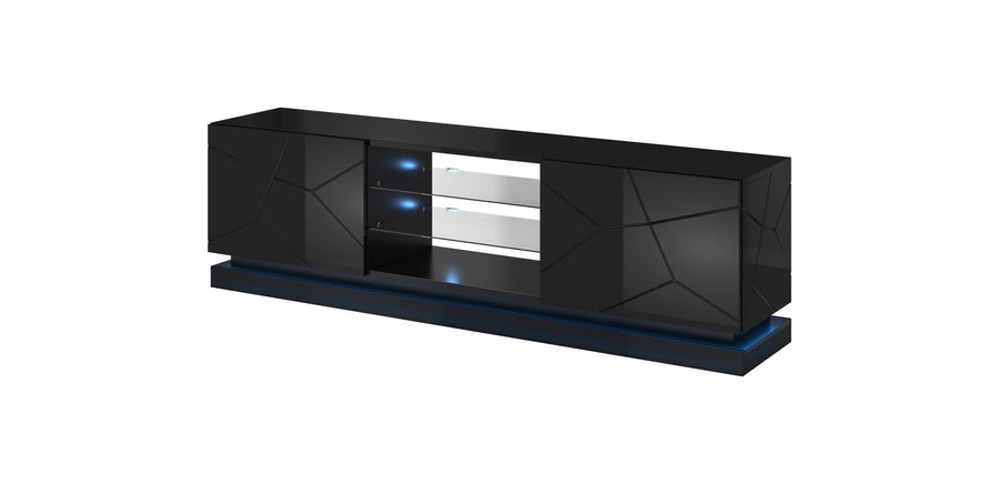 TV-Lowboard – QIU – Modernes Lowboard mit Hochglanzfront