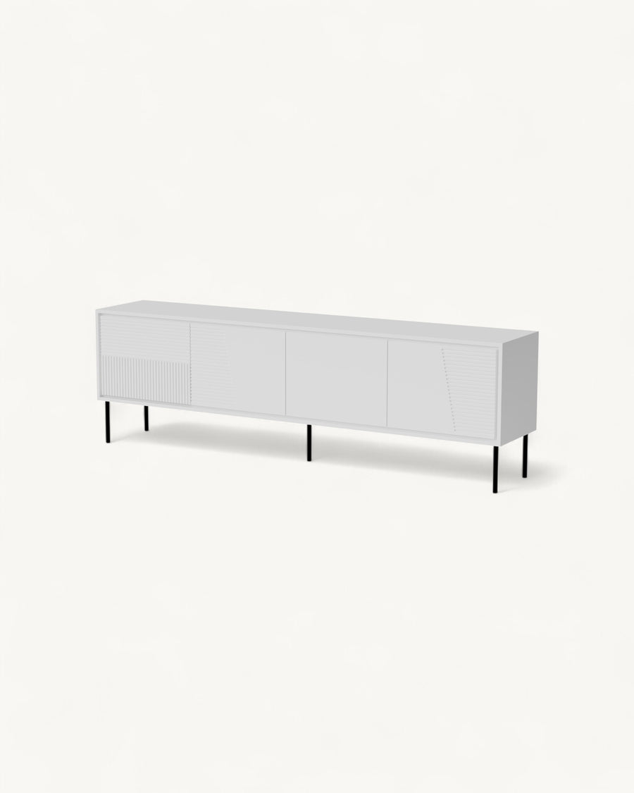 TV-Lowboard – ABUDABI – Modernes Lowboard mit Metallfüßen