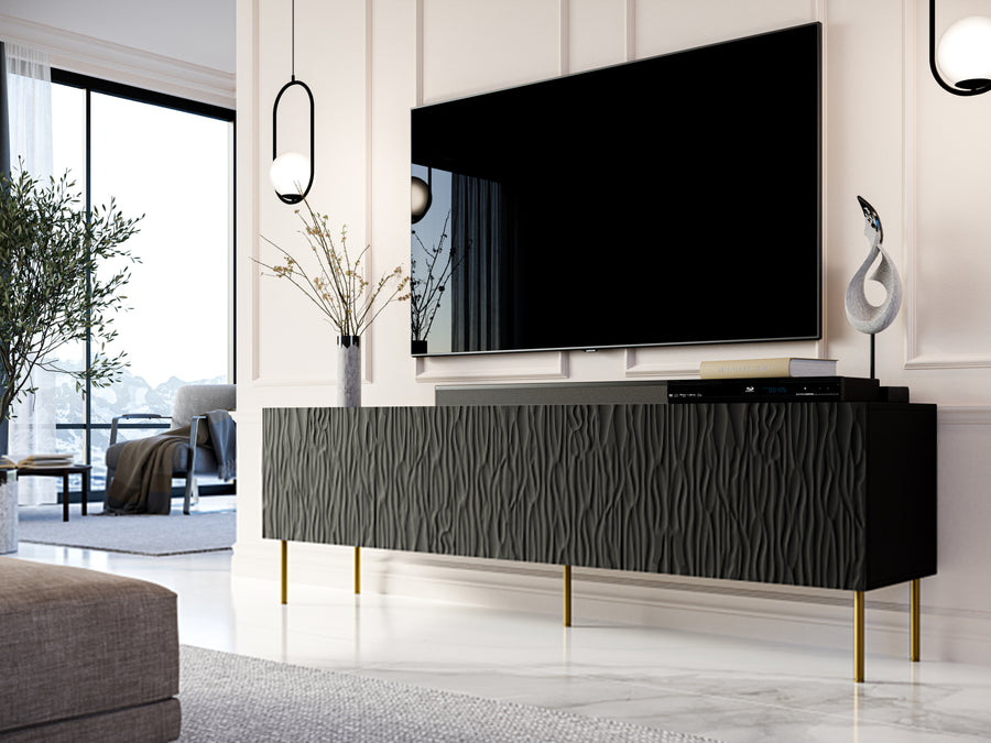 TV-Lowboard – JUNGLE – Modernes Lowboard mit Push-Click-System 190 cm