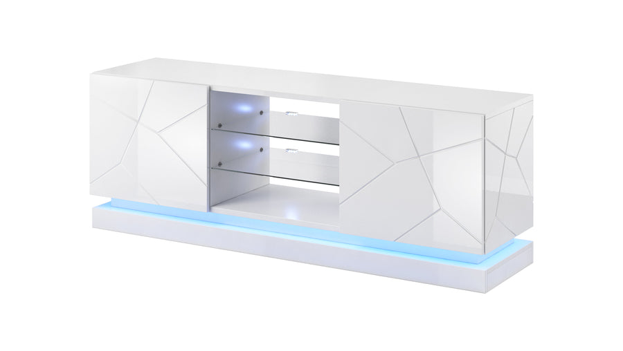 TV-Lowboard – QIU – Modernes Lowboard mit Hochglanzfront