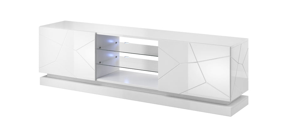 TV-Lowboard – QIU – Modernes Lowboard mit Hochglanzfront