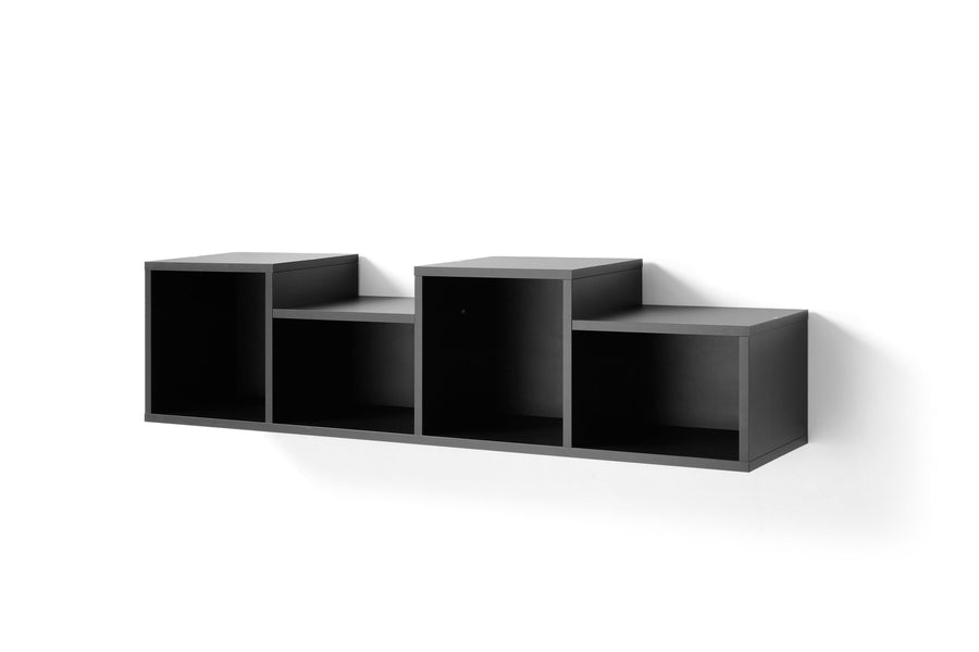 Wandregal – SERGIO System 10 – Praktisches Jugendzimmer Regal zur Wandmontage