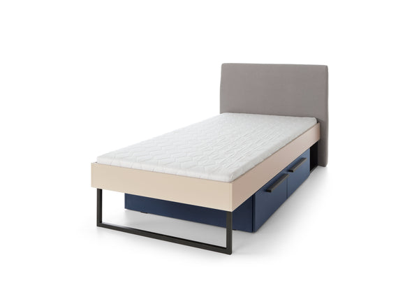 Jugendbett – SERGIO System – 90–120 cm – Modernes Kinderzimmer Bett ohne Matratze