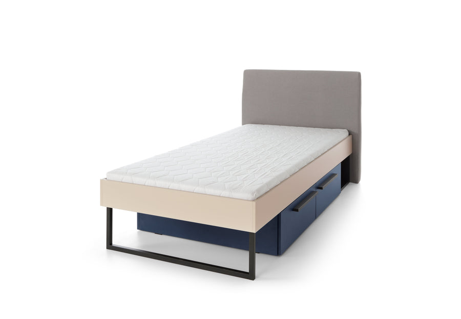 Jugendbett – SERGIO System – 90–120 cm – Modernes Kinderzimmer Bett ohne Matratze