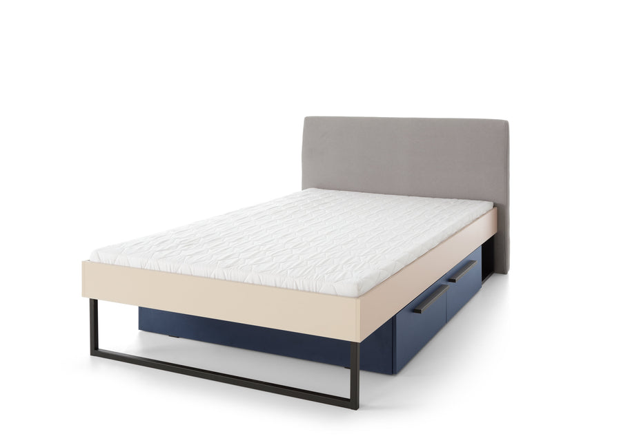 Jugendbett – SERGIO System – 90–120 cm – Modernes Kinderzimmer Bett ohne Matratze