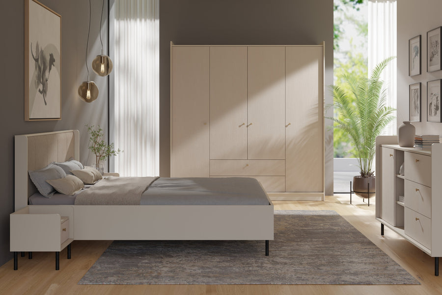 Nachttisch – GRANDE System 15 – Kompakt und stilvoll für modernes Schlafzimmer