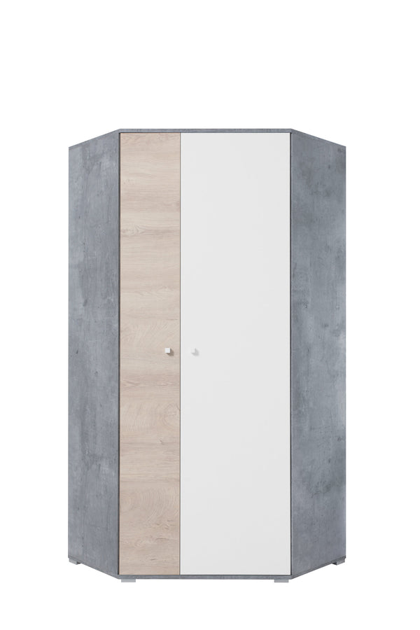 Eckgarderobe – SIGMA System 02 – Platzsparende Ecklösung für moderne Räume