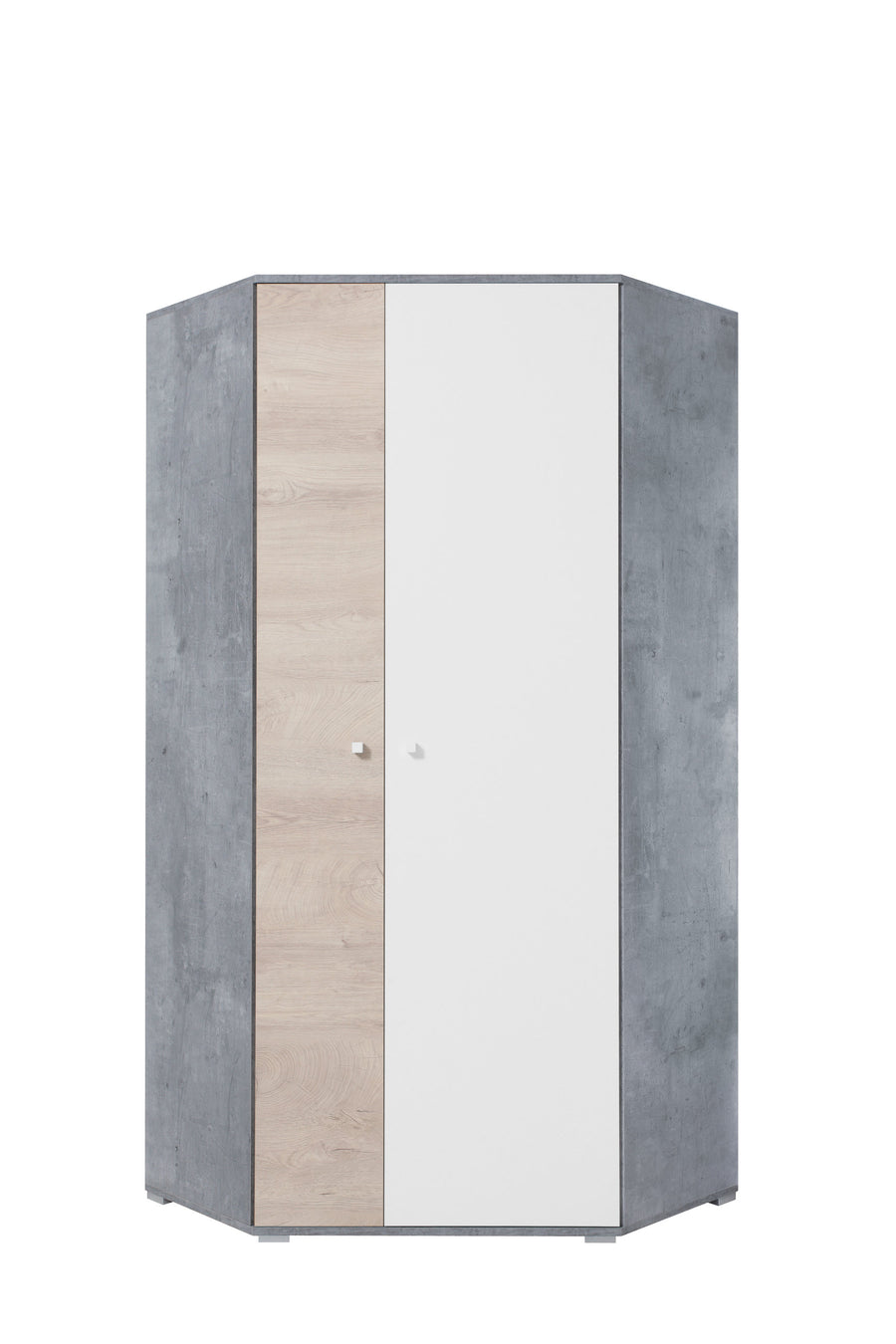 Schlafzimmer Set – 6 Teile – SIGMA System – Weiß / Sonoma Eiche – Funktionales Komplettset für moderne Räume
