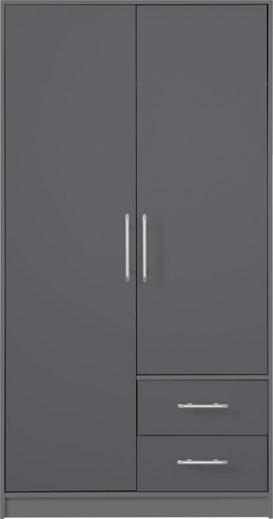 Schlafzimmer-Set – SMART – 6-teilig in Grau, ohne Matratze