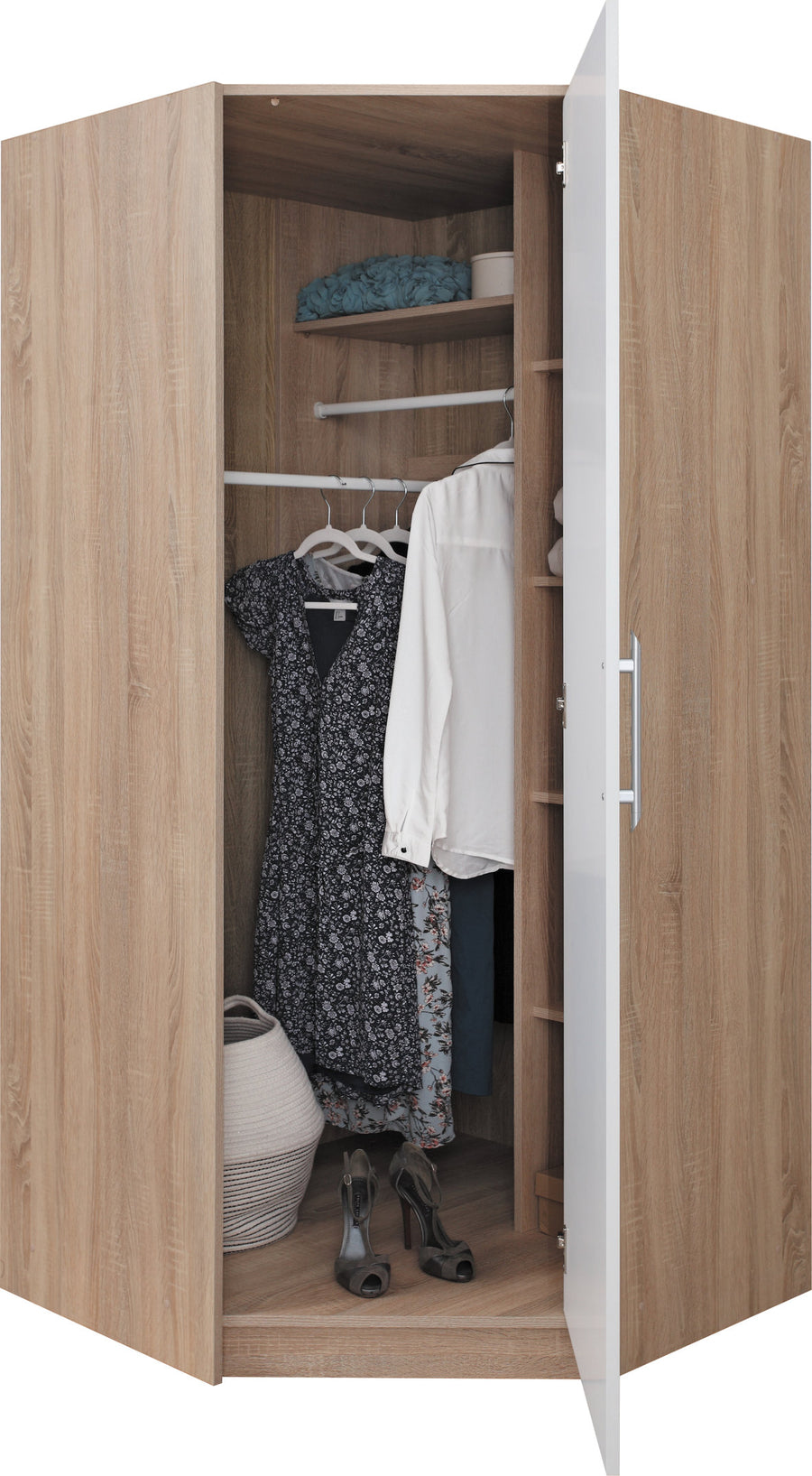 Kleiderschrank – SMART 04 – Praktische Lösung für Eckräume