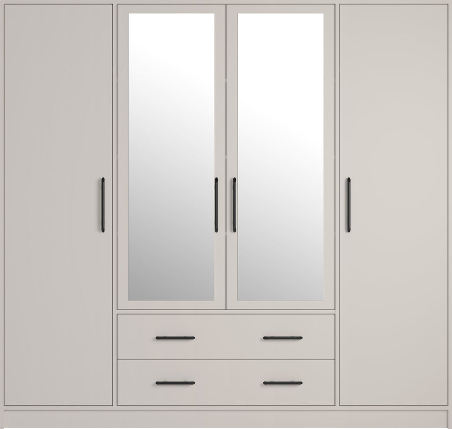 Kleiderschrank mit Spiegel – SMART 01 – Moderner Schlafzimmerschrank