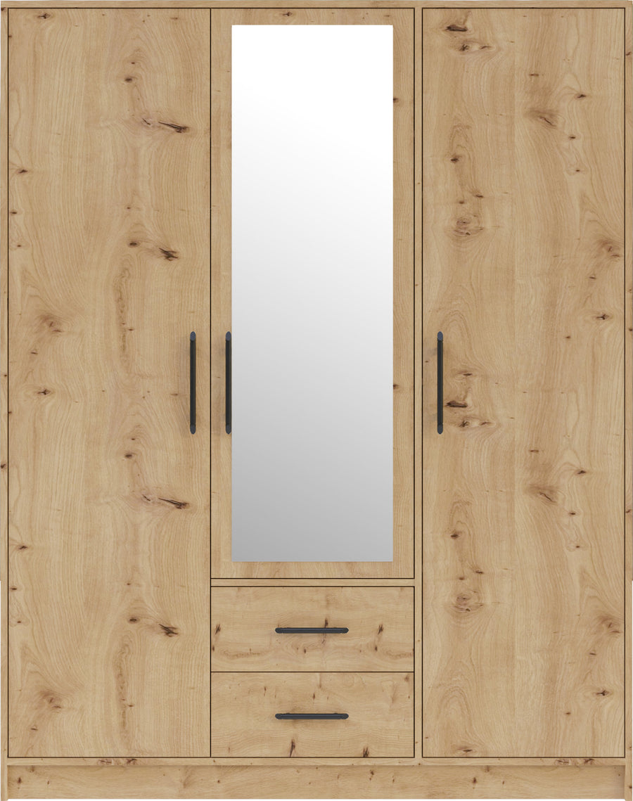 Kleiderschrank mit Spiegel – SMART 02 – Perfekt für funktionale Raumgestaltung