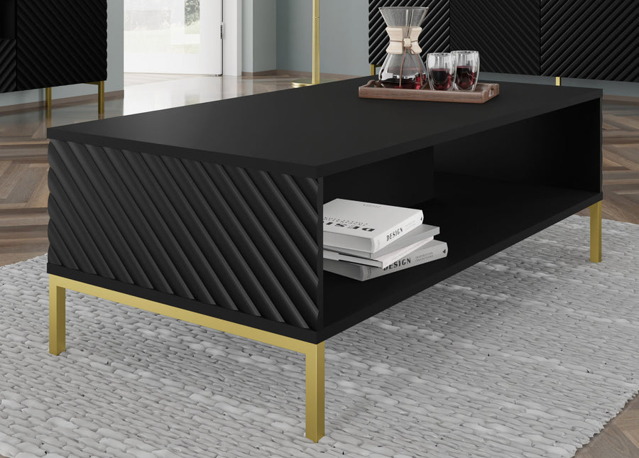 Couchtisch – SURF – 90 cm rechteckiger Wohnzimmertisch