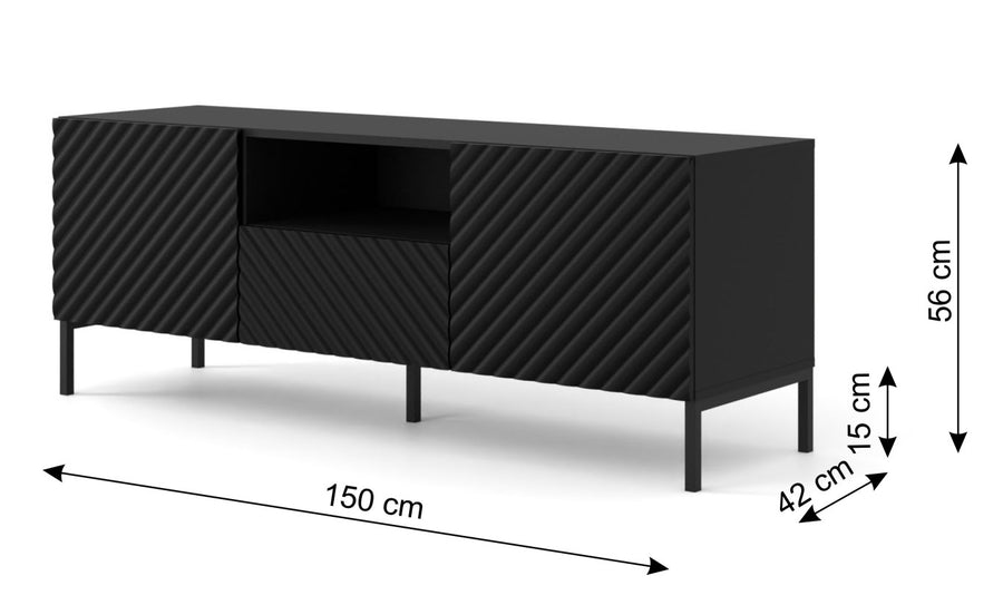 TV-Lowboard – SURF – TV-Schrank mit Push-to-Open