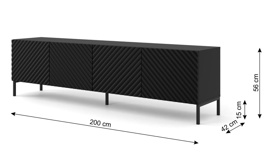 TV-Lowboard – SURF – TV-Schrank mit elegantem Design