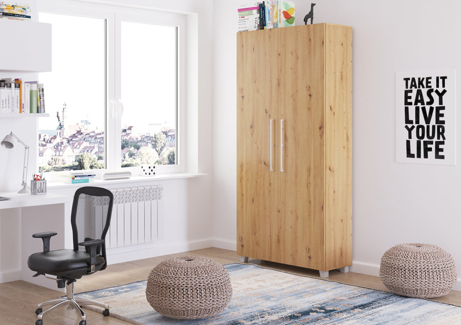 Klappbett – TEDDY – Platzsparendes vertikales Wandbett mit integriertem Rahmen