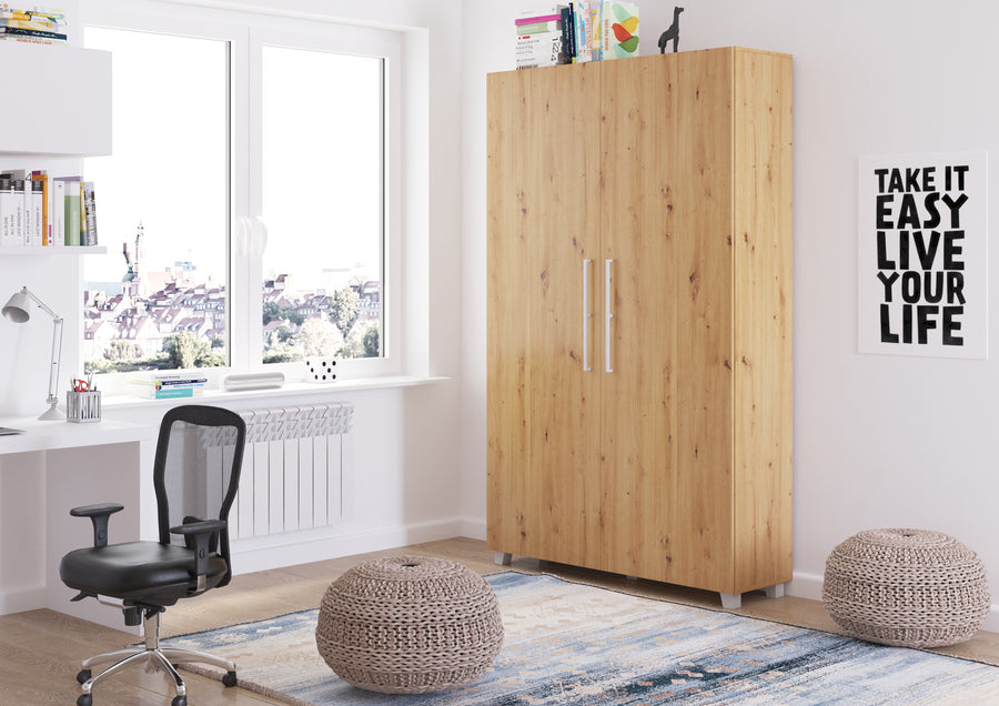 Klappbett – TEDDY – Platzsparendes vertikales Wandbett mit integriertem Rahmen