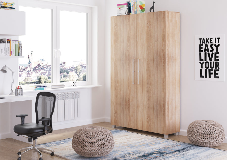 Klappbett – TEDDY – Platzsparendes vertikales Wandbett mit integriertem Rahmen