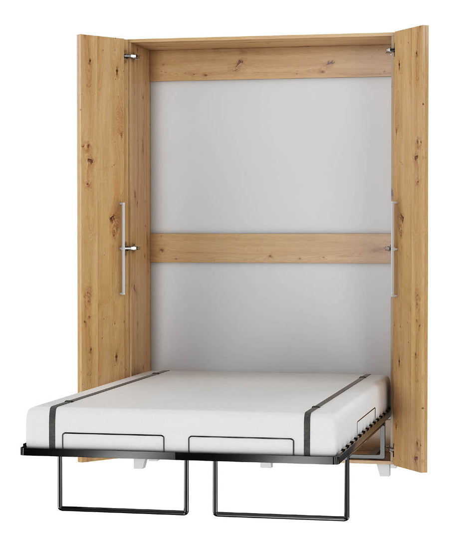 Klappbett – TEDDY – Platzsparendes vertikales Wandbett mit integriertem Rahmen