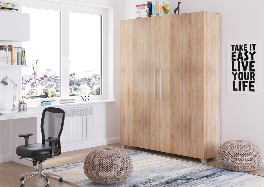 Klappbett – TEDDY – Platzsparendes vertikales Wandbett mit integriertem Rahmen