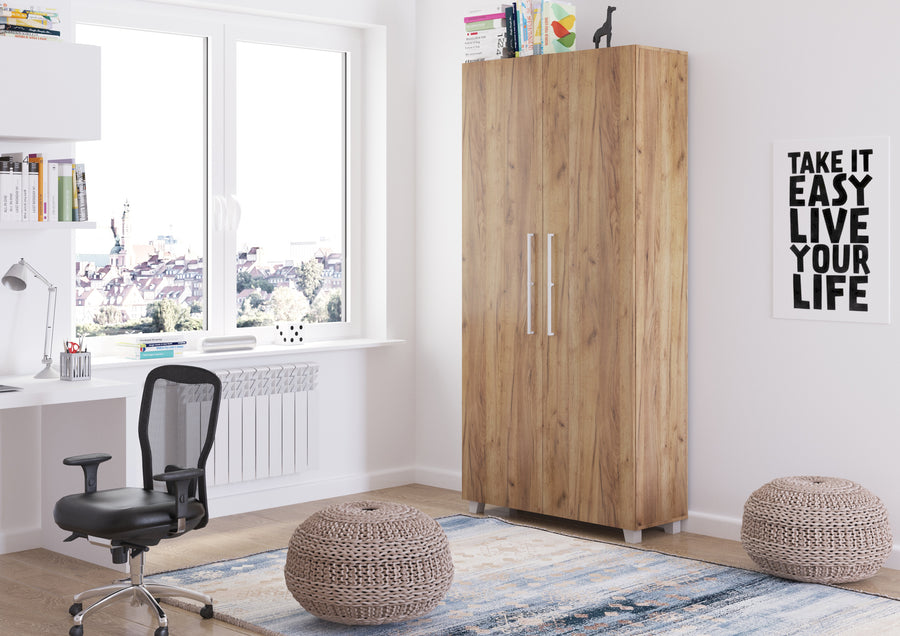Klappbett – TEDDY – Platzsparendes vertikales Wandbett mit integriertem Rahmen