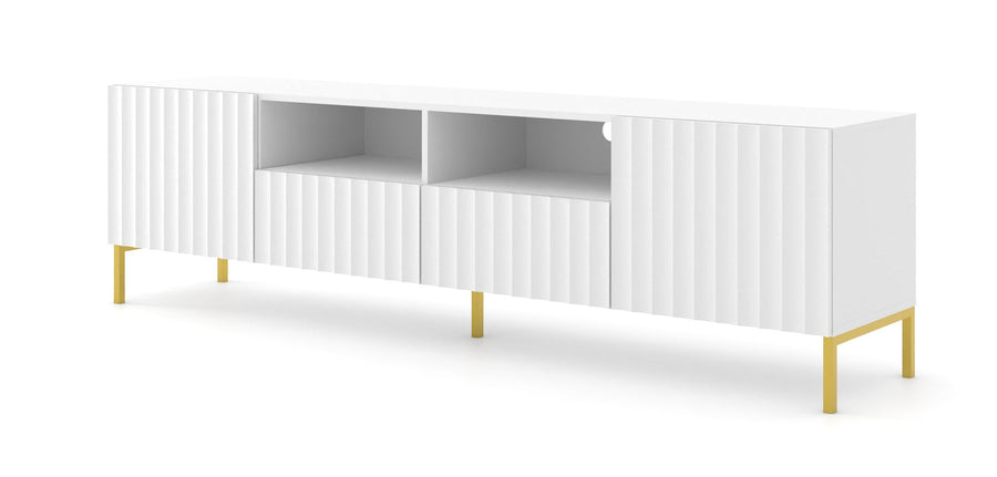 TV-Lowboard – WAVE – 200 cm Lowboard mit Fräsfronten