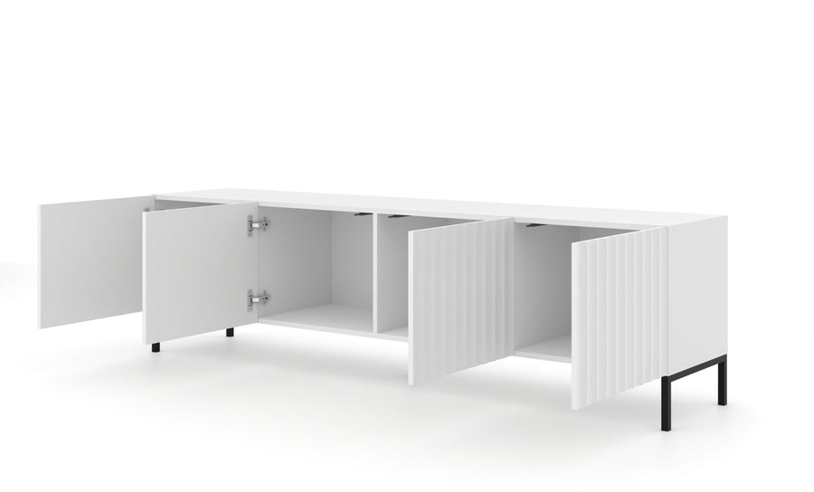 TV-Lowboard – WAVE – 200 cm Lowboard mit 4 Türen