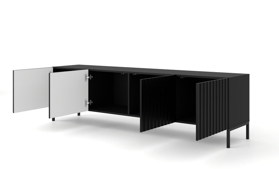 TV-Lowboard – WAVE – 200 cm Lowboard mit 4 Türen