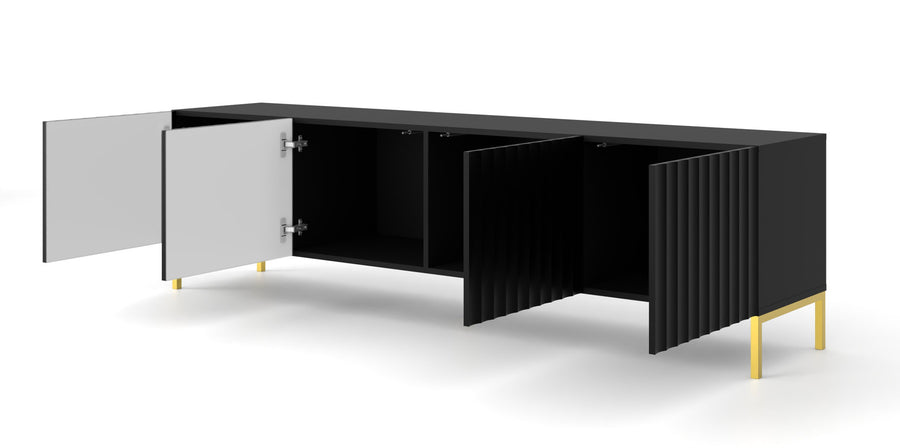TV-Lowboard – WAVE – 200 cm Lowboard mit 4 Türen