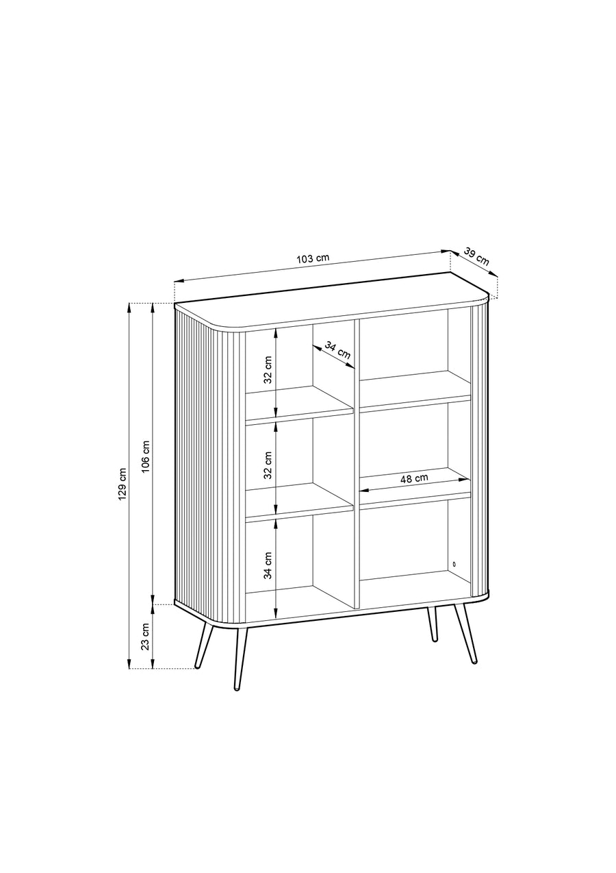 Highboard – ZOVA – K-103 modernes Stauraummöbel mit elegantem Design