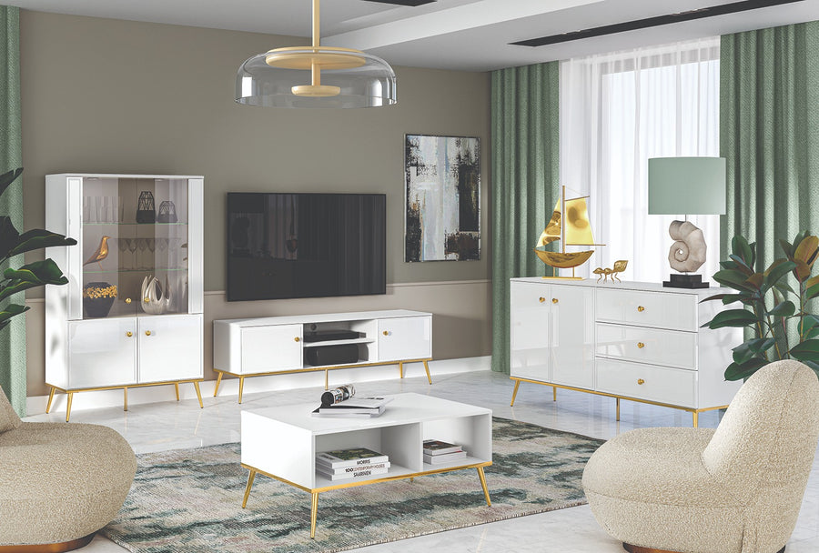 Vitrine – GOLDIN 0301 – Elegantes Highlight für stilvolles Wohnen