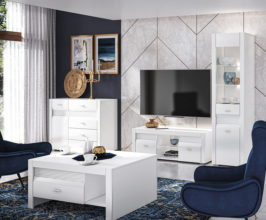Couchtisch – ARKO 12 – Moderne Eleganz mit stilvoller Akzentleiste