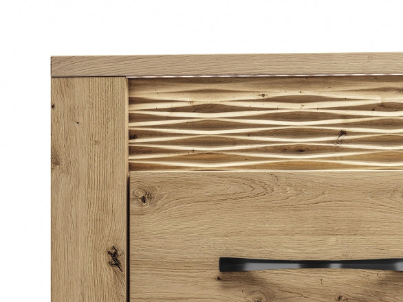Kommode – ARTIS 07 – Breite Schubladenkommode mit Holzstruktur-Design