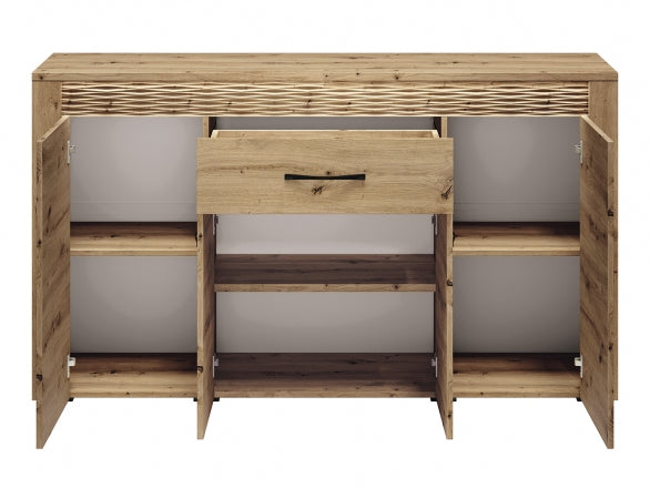 Kommode – ARTIS 08 – Großzügige Schubladenkommode mit MDF-Struktur