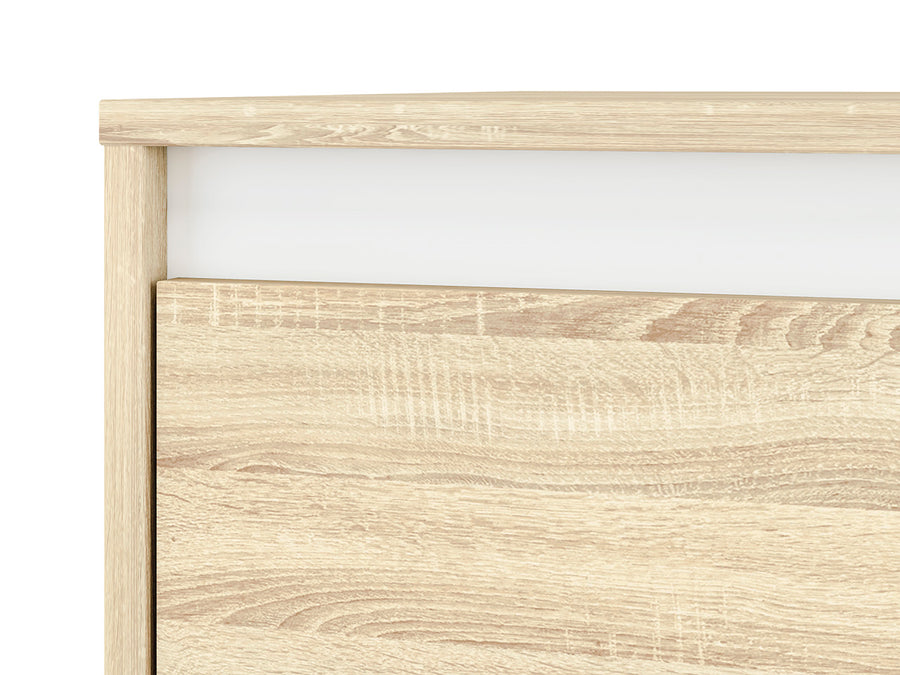 Vitrine – AVO 05 – Moderner Vitrinenschrank mit Holzoptik