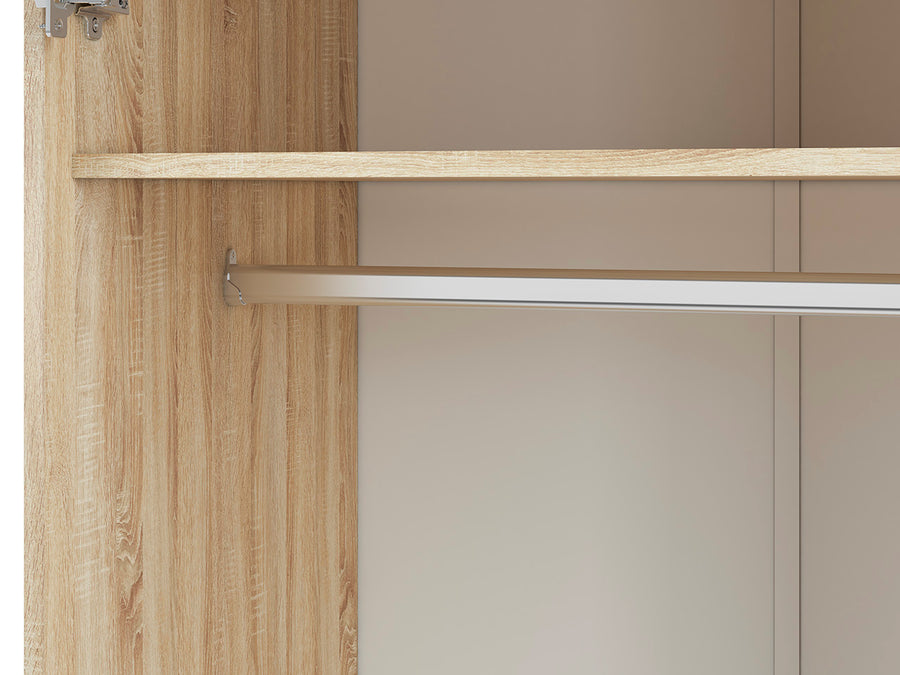 Kleiderschrank – AVO 02 – Moderner Dreitürenschrank mit Holzoptik
