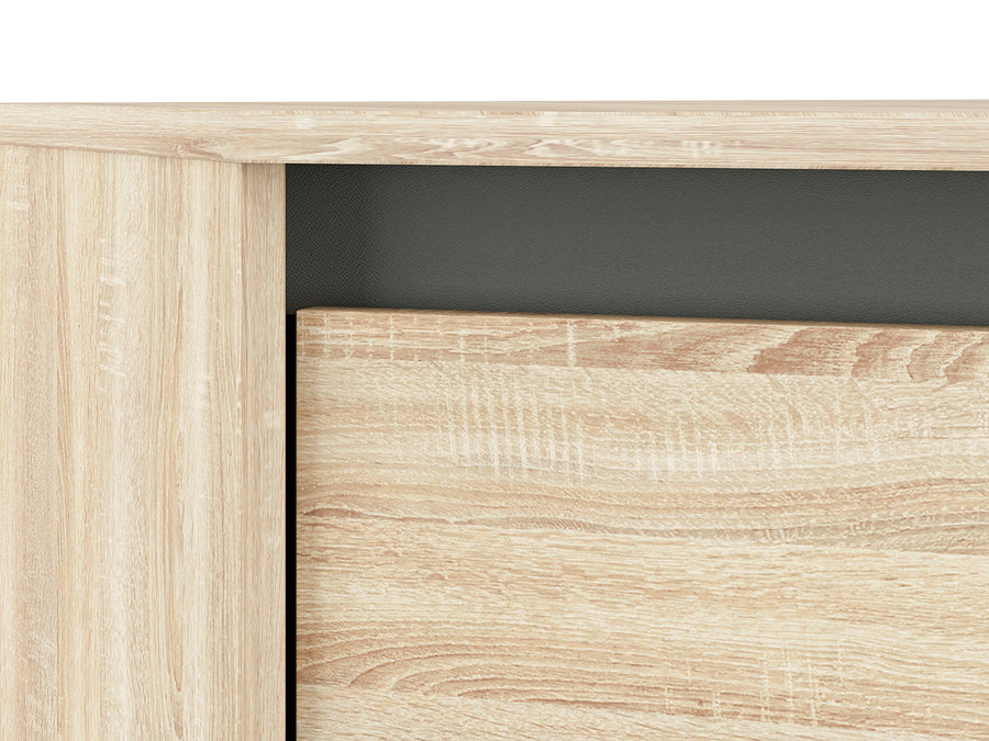 Kleiderschrank – AVO 04 – Moderner Dreitürenschrank mit Holzoptik